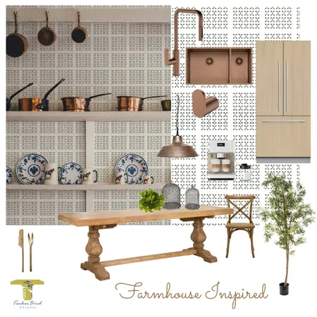 Farmhouse Inspired Interior Design Mood Board by Freebird on Style Sourcebook