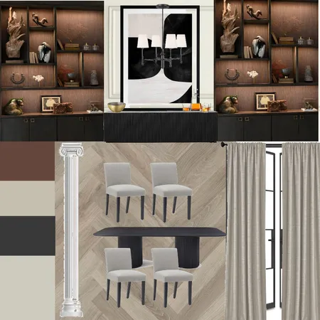 Module 5 Interior dinning Interior Design Mood Board by ankegrey87 on Style Sourcebook