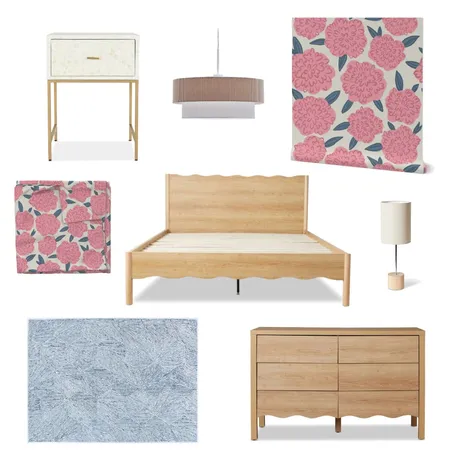 feminine bedroom Interior Design Mood Board by clearlytangledstudio on Style Sourcebook