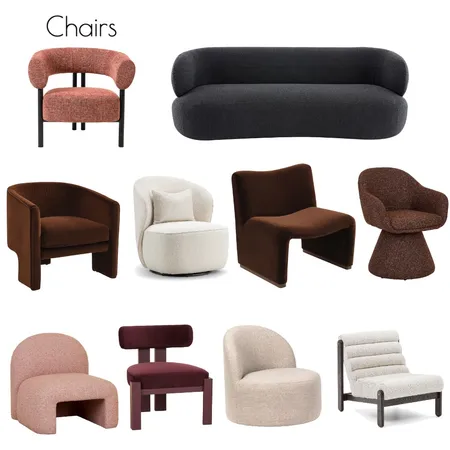 HB Seating Options Interior Design Mood Board by Jo Lambert Styling on Style Sourcebook