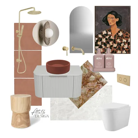 Bathroom Interior Design Mood Board by Attollo Design on Style Sourcebook