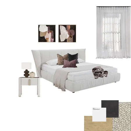 Mt Pleasant Apartment Master updated with two art Interior Design Mood Board by Amanda Lee Interiors on Style Sourcebook