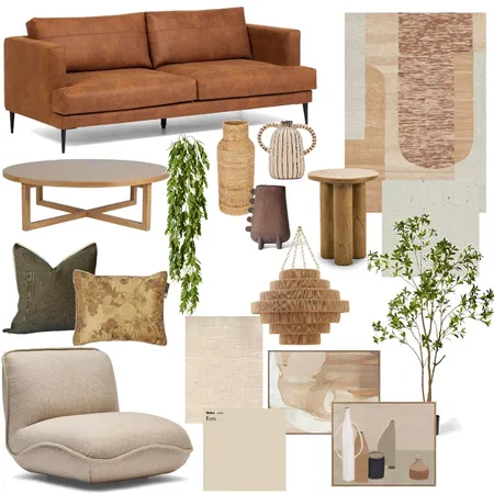 Living Room Biophilic Interior Design Mood Board by Pauline Buchanan on Style Sourcebook