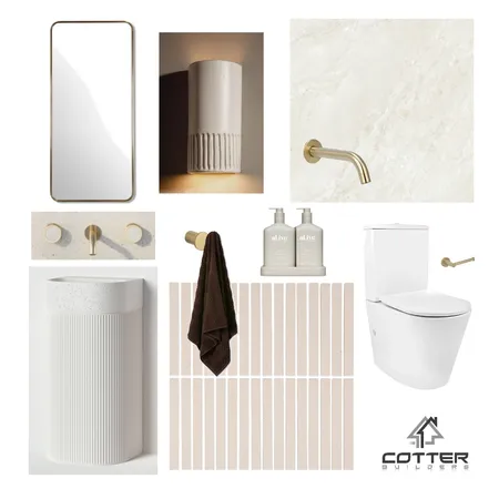 Elysian - Powder Room 1 Interior Design Mood Board by Cotter Builders on Style Sourcebook