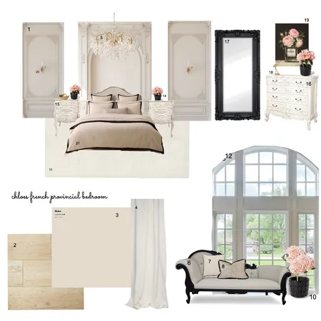 French provincial Interior Design Mood Board by chloe cathcart on Style Sourcebook