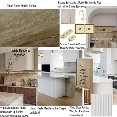 Reid Monty Kitchen Interior Design Mood Board by staged design on Style Sourcebook