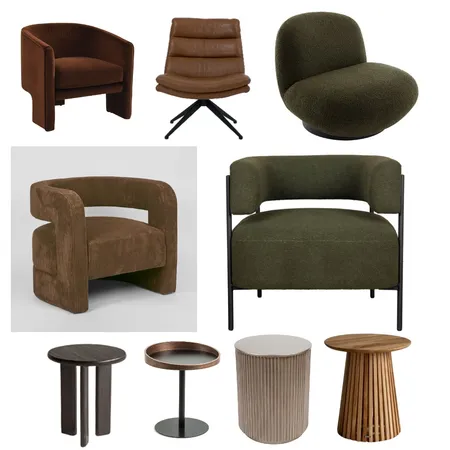 Coronis Podcast Room - Occasional Chairs & Side tables Interior Design Mood Board by ash_sellinstyle on Style Sourcebook