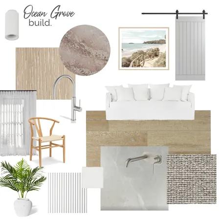 Ocean Grove Build Interior Design Mood Board by thebohemianstylist on Style Sourcebook