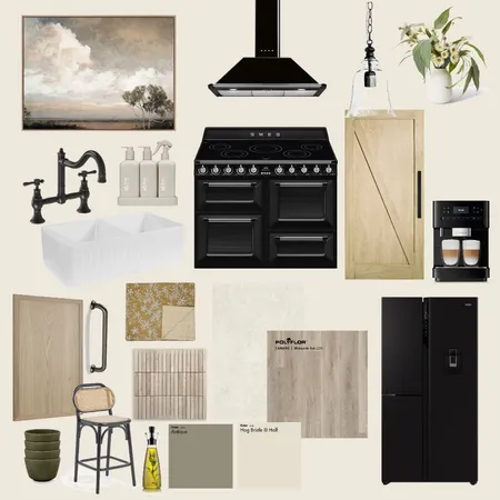 Modern Farmhouse Kitchen Interior Design Mood Board by Cali Interiors on Style Sourcebook