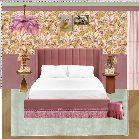 Old Hollywood Bedroom Wall Interior Design Mood Board by dl2407 on Style Sourcebook