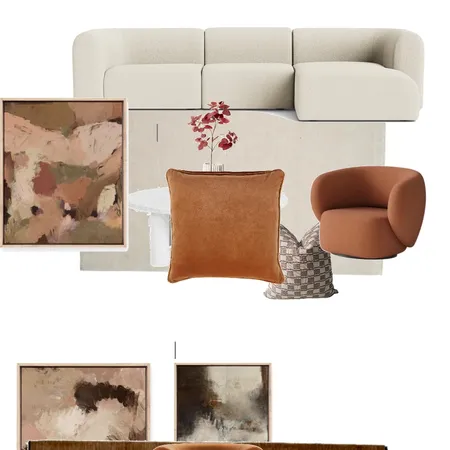 Living a Interior Design Mood Board by Efi Papasavva on Style Sourcebook