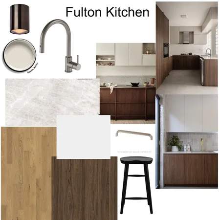 Fulton Apartment - Kitchen Interior Design Mood Board by JJID Interiors on Style Sourcebook