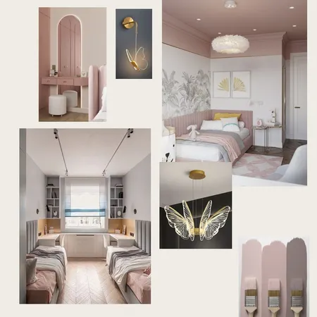 детская девочек Interior Design Mood Board by Anastasiya Botina on Style Sourcebook