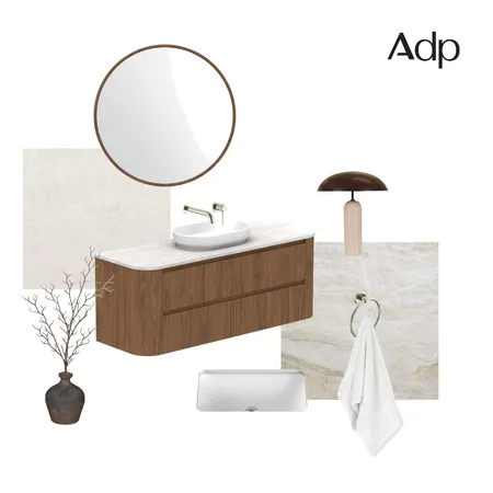 Thea Vanity in Florentine Walnut Interior Design Mood Board by ADP on Style Sourcebook