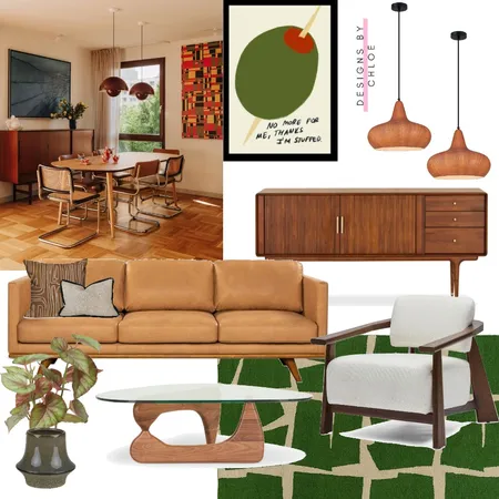 Carlisle Mid Century home Interior Design Mood Board by Designs by Chloe on Style Sourcebook