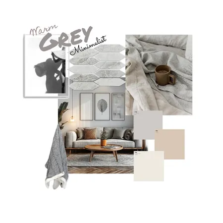 Warm Grey Minimalist Interior Design Mood Board by theresa_maris on Style Sourcebook