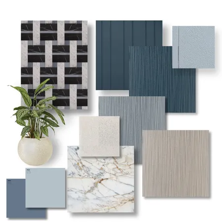 blue mood Interior Design Mood Board by Sara Fadel on Style Sourcebook