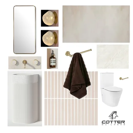 Elysian - Powder Room 1 Interior Design Mood Board by Cotter Builders on Style Sourcebook