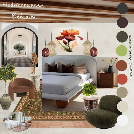 Mediterranean Bedroom Mood Board Interior Design Mood Board by bharvey on Style Sourcebook