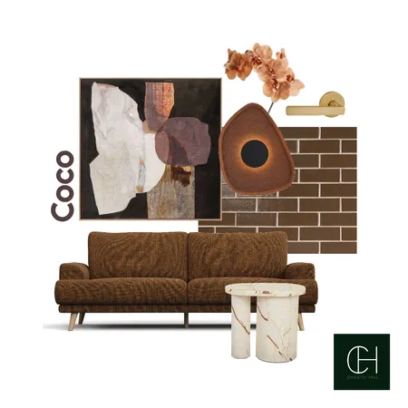 Coco Interior Design Mood Board by C H R I S T I E   H A L L on Style Sourcebook
