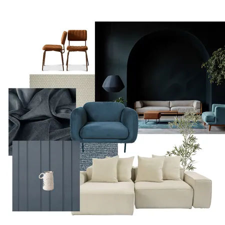 blue Interior Design Mood Board by DESIGN STUDIO CT on Style Sourcebook