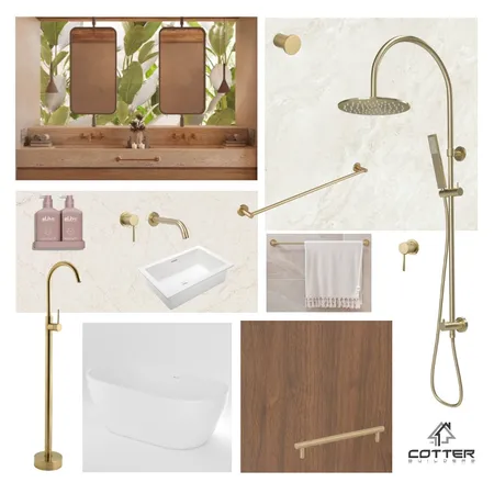 Elysian - Ensuite Interior Design Mood Board by Cotter Builders on Style Sourcebook