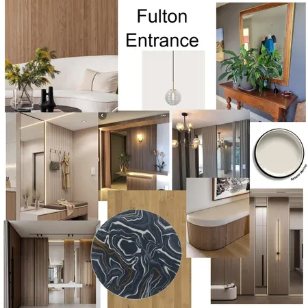 Fulton Apartment - Entrance Interior Design Mood Board by JJID Interiors on Style Sourcebook