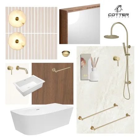 Elysian - Main Bathroom Interior Design Mood Board by Cotter Builders on Style Sourcebook