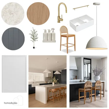 Dark Hamptons/Coastal Kitchen Interior Design Mood Board by homesbyj&s on Style Sourcebook