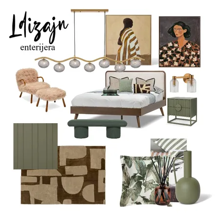 moodnoard green Interior Design Mood Board by Lmoodboard