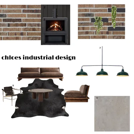 industrial Interior Design Mood Board by chloe cathcart on Style Sourcebook