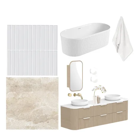 Merewether Main Bath WIP Interior Design Mood Board by Muse Built on Style Sourcebook