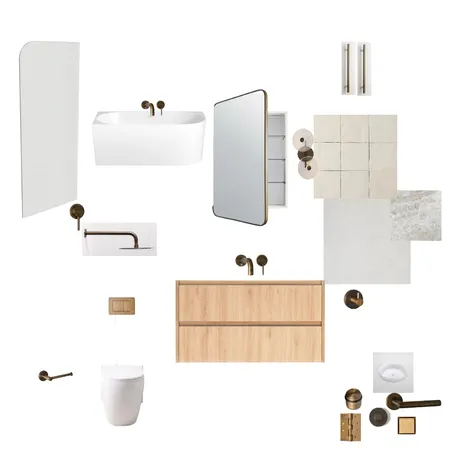 MAIN BATHROOM MANLY Interior Design Mood Board by SHE IS LIV on Style Sourcebook