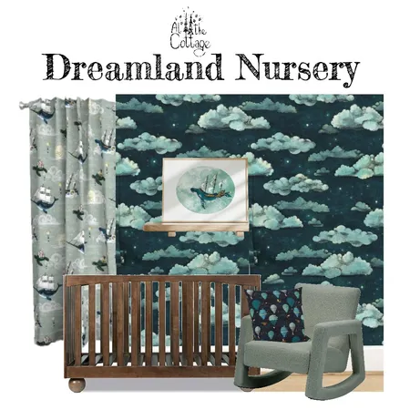 Dreamland Nursery Interior Design Mood Board by lettersformeganmartin on Style Sourcebook
