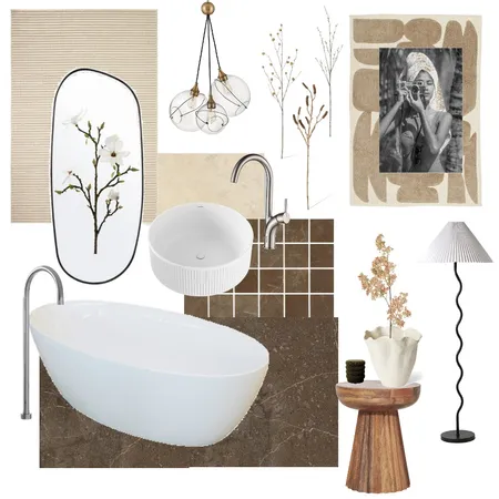 Terra Bathroom Interior Design Mood Board by Amy Holdaway_Beaumont Tiles on Style Sourcebook