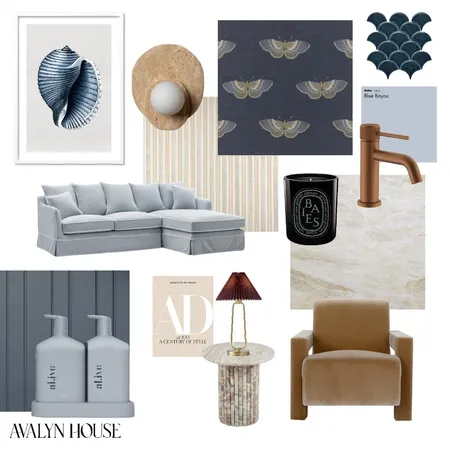 Blueberry Interior Design Mood Board by AVALYN HOUSE on Style Sourcebook