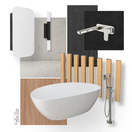 Coral Cove Ensuite Interior Design Mood Board by Gaylene Drew Designs on Style Sourcebook
