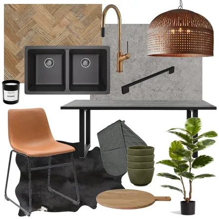 Loft & Lodge ft. Grigio Stone Interior Design Mood Board by SilkSurface on Style Sourcebook
