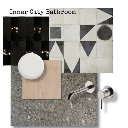 Shelley Street Bathroom 1 Interior Design Mood Board by Interiors with Style on Style Sourcebook