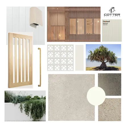 Slade Point Project - Exterior Interior Design Mood Board by Cotter Builders on Style Sourcebook