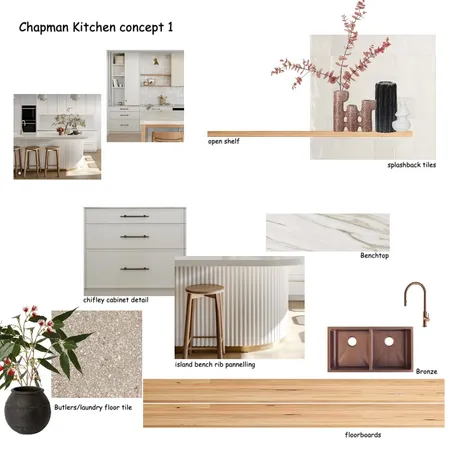 Chapman kitchen concept 1 Interior Design Mood Board by Susan Conterno on Style Sourcebook
