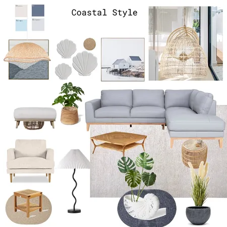 Coastal Style LIVING Interior Design Mood Board by Sara Ahmed 2002 on Style Sourcebook