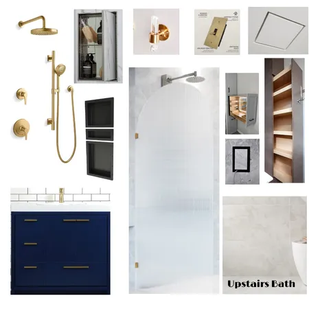Upstairs Bath Interior Design Mood Board by Bkelli1 on Style Sourcebook