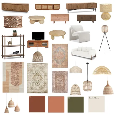 bohoo Interior Design Mood Board by lorarr on Style Sourcebook