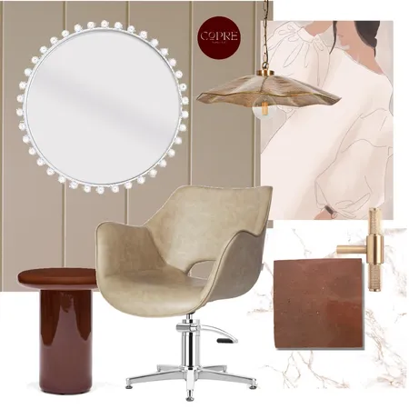 Salon Interior Design Mood Board by COPRÈ INTERIORS on Style Sourcebook
