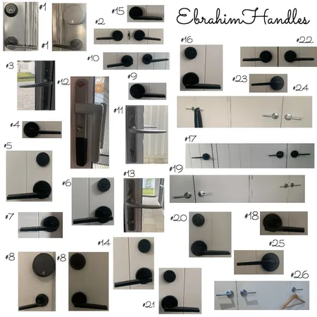Ebrahim Door Handles Interior Design Mood Board by Georgie Webber Interiors on Style Sourcebook