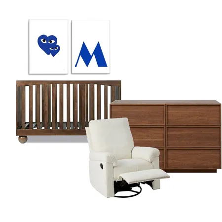 Nursery dark Interior Design Mood Board by Ema Grima on Style Sourcebook