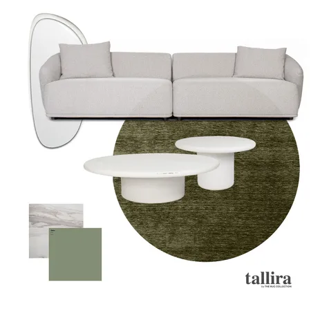 TONES OF GREEN Interior Design Mood Board by Tallira | The Rug Collection on Style Sourcebook