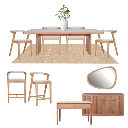 Dining - Pelican Waters Interior Design Mood Board by Oz Design Furniture on Style Sourcebook