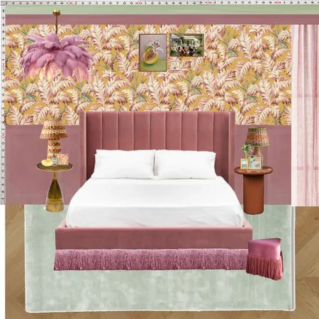 Old Hollywood Bedroom Wall Interior Design Mood Board by dl2407 on Style Sourcebook